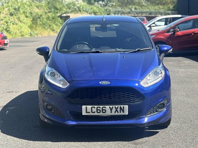 Ford Fiesta 1.0T Ecoboost St-line Hatchback LC66YXN Blue #2