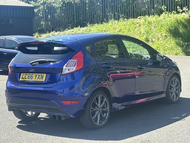 Ford Fiesta 1.0T Ecoboost St-line Hatchback LC66YXN Blue #5