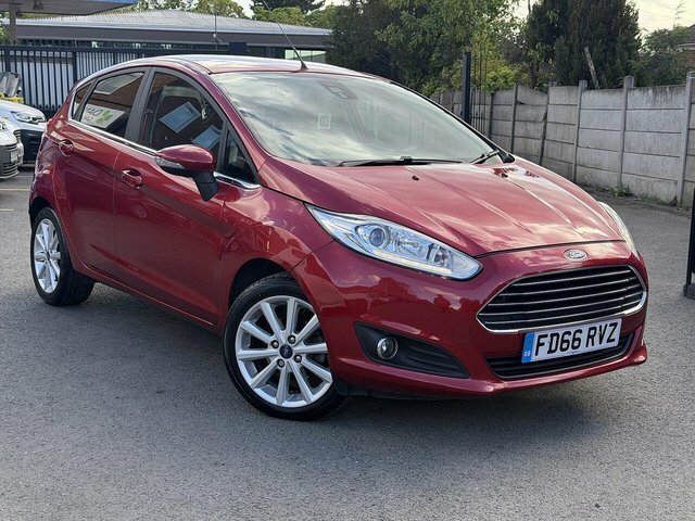 Ford Fiesta 1.0T Ecoboost Titanium Hatchback Powers FD66RVZ Red #3