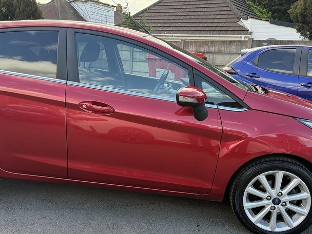 Ford Fiesta 1.0T Ecoboost Titanium Hatchback Powers FD66RVZ Red #6