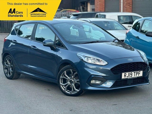 Ford Fiesta Fiesta 1.0T Ecoboost Gpf St-line Hatchback Pet RJ19TPF Blue