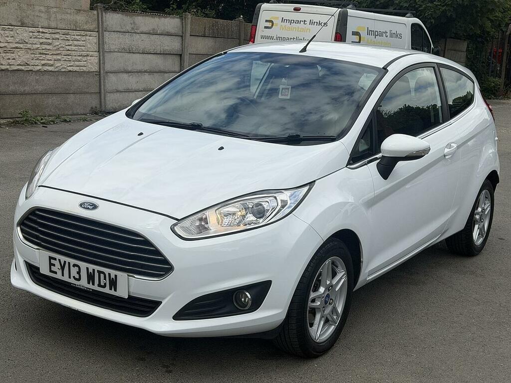 Ford Fiesta 1.0T Ecoboost Zetec Hatchback Eu EY13WDW White #6