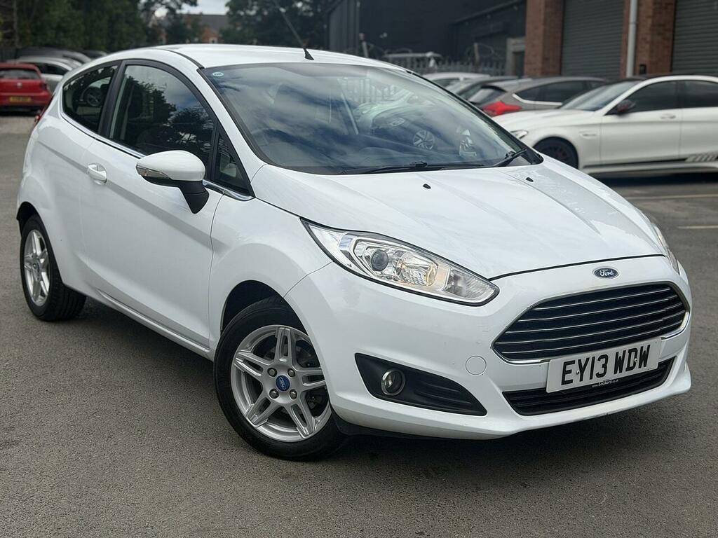 Ford Fiesta 1.0T Ecoboost Zetec Hatchback Eu EY13WDW White #3