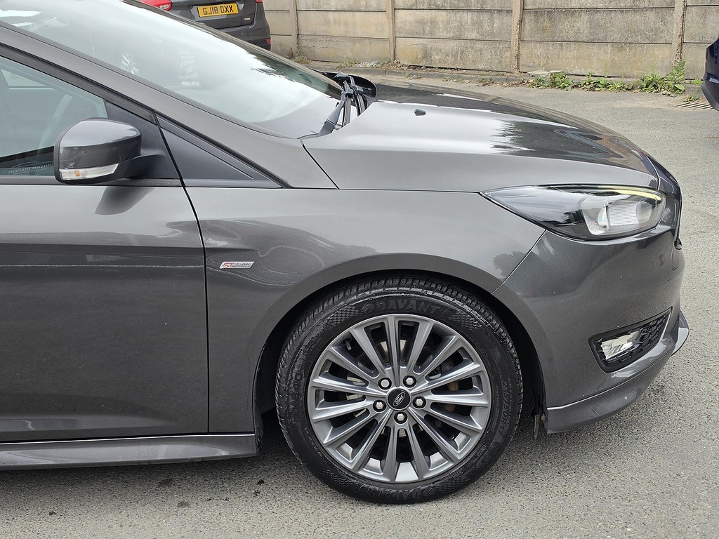 Ford Focus 1.0T Ecoboost St-line Hatchback Eu DK18UPD Grey #4
