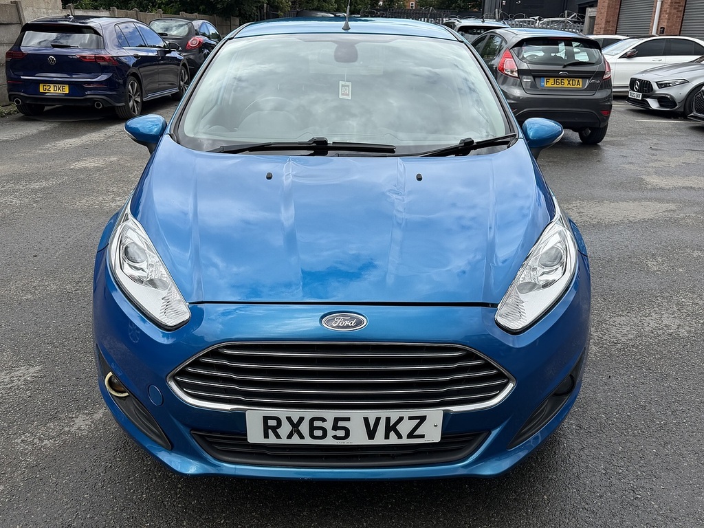 Ford Fiesta 1.0T Ecoboost Titanium X Hatchback Powe RX65VKZ Blue #5