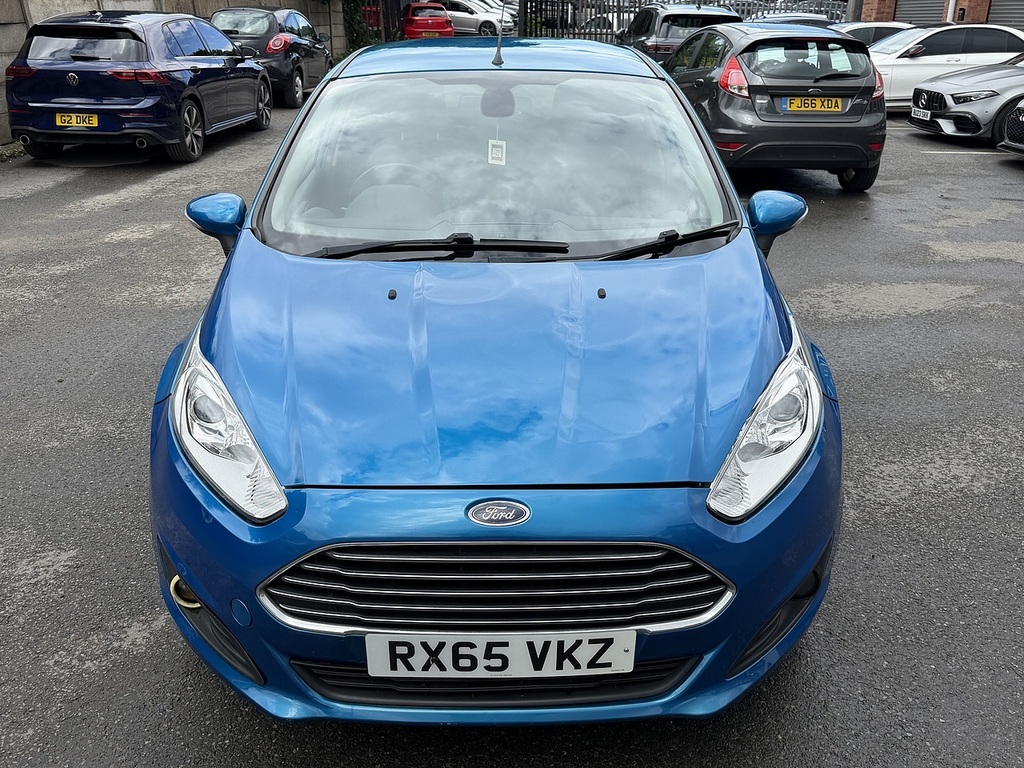 Ford Fiesta 1.0T Ecoboost Titanium X Hatchback Powe RX65VKZ Blue #4