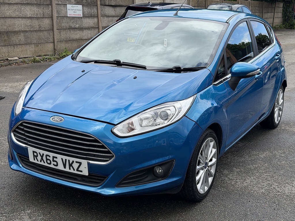 Ford Fiesta 1.0T Ecoboost Titanium X Hatchback Powe RX65VKZ Blue #6