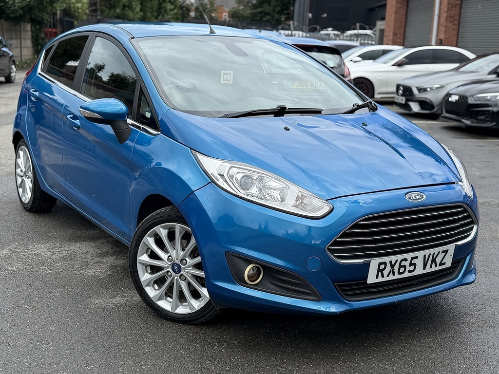 Ford Fiesta 1.0T Ecoboost Titanium X Hatchback Powe RX65VKZ Blue #3