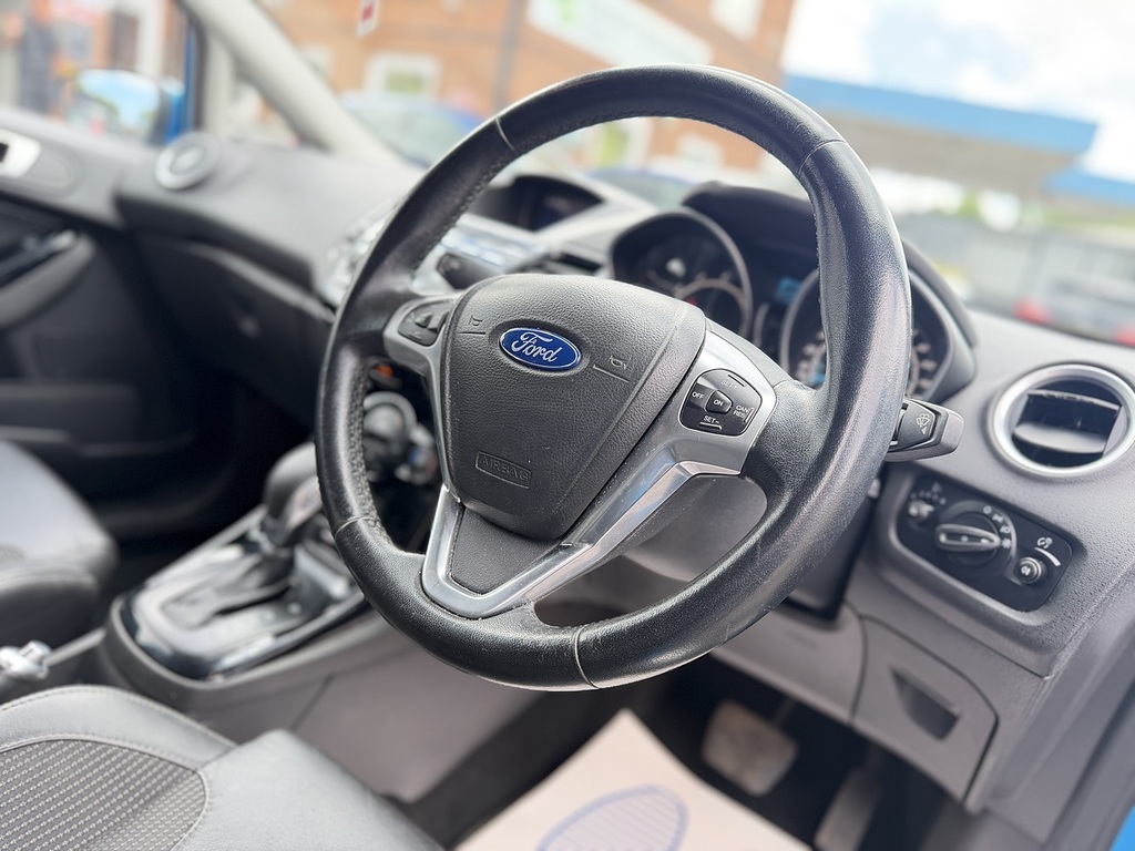 Ford Fiesta 1.0T Ecoboost Titanium X Hatchback Powe RX65VKZ Blue #2