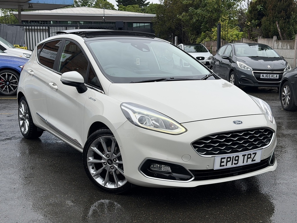 Ford Fiesta 1.0T Ecoboost Gpf Vignale Hatchback Aut EP19TPZ White #3