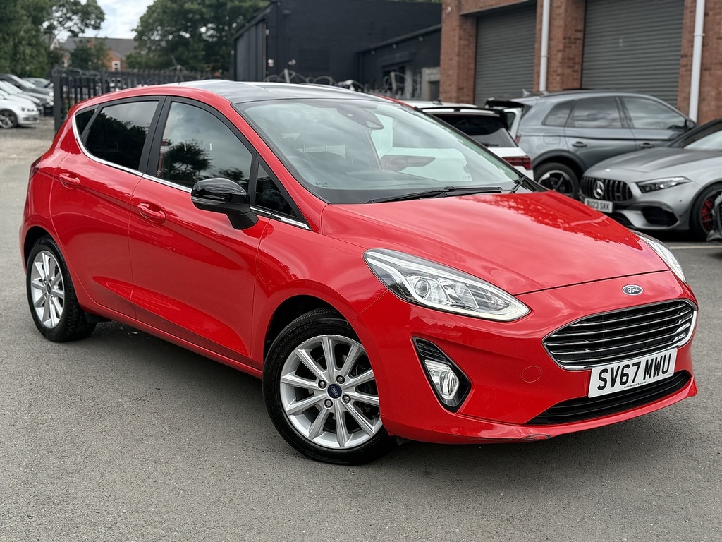 Ford Fiesta 1.0T Ecoboost Titanium Hatchback E Red