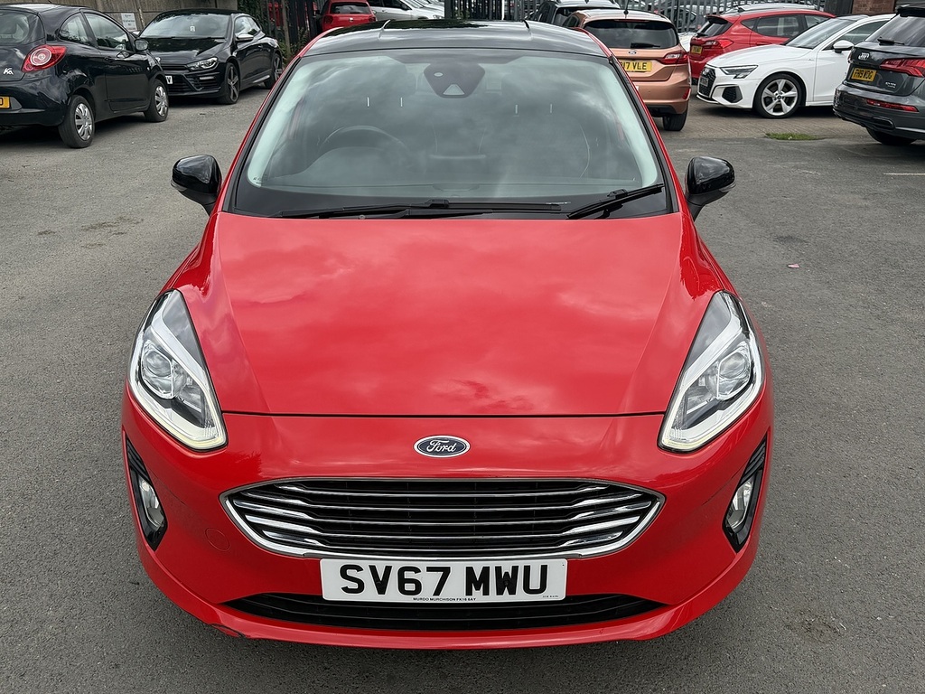 Ford Fiesta 1.0T Ecoboost Titanium Hatchback E SV67MWU Red #5
