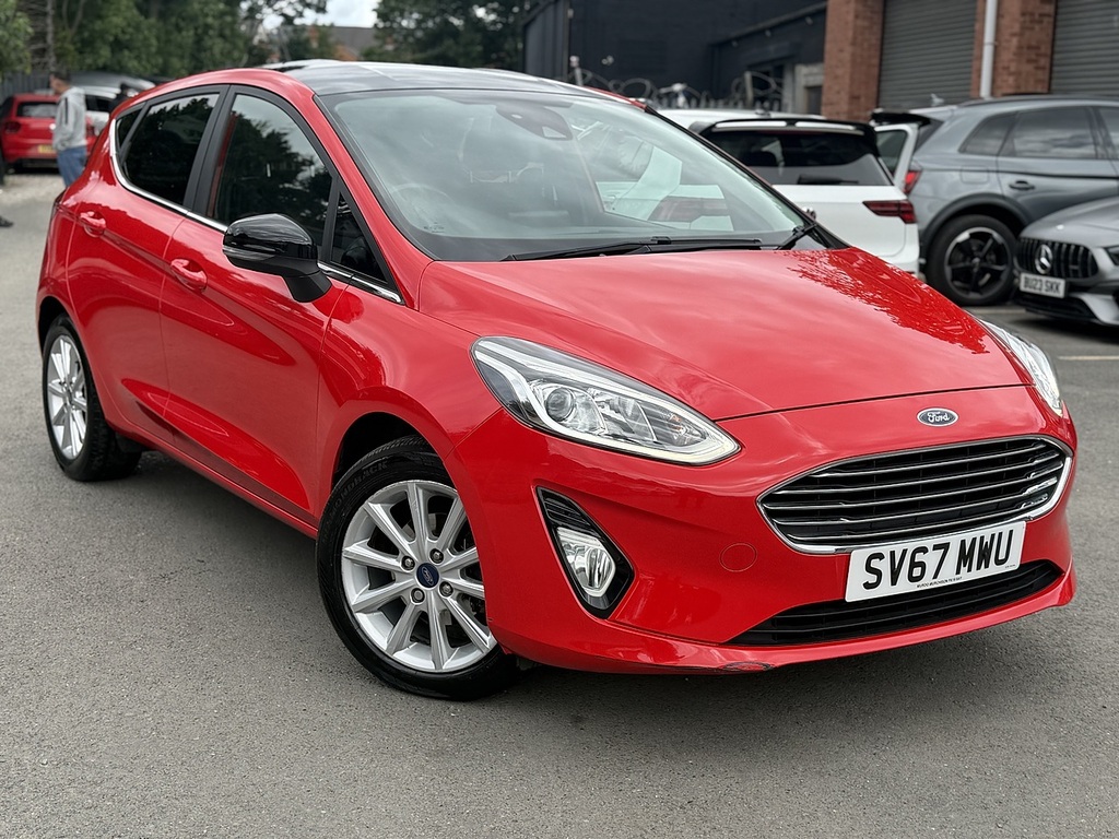 Ford Fiesta 1.0T Ecoboost Titanium Hatchback E SV67MWU Red #4