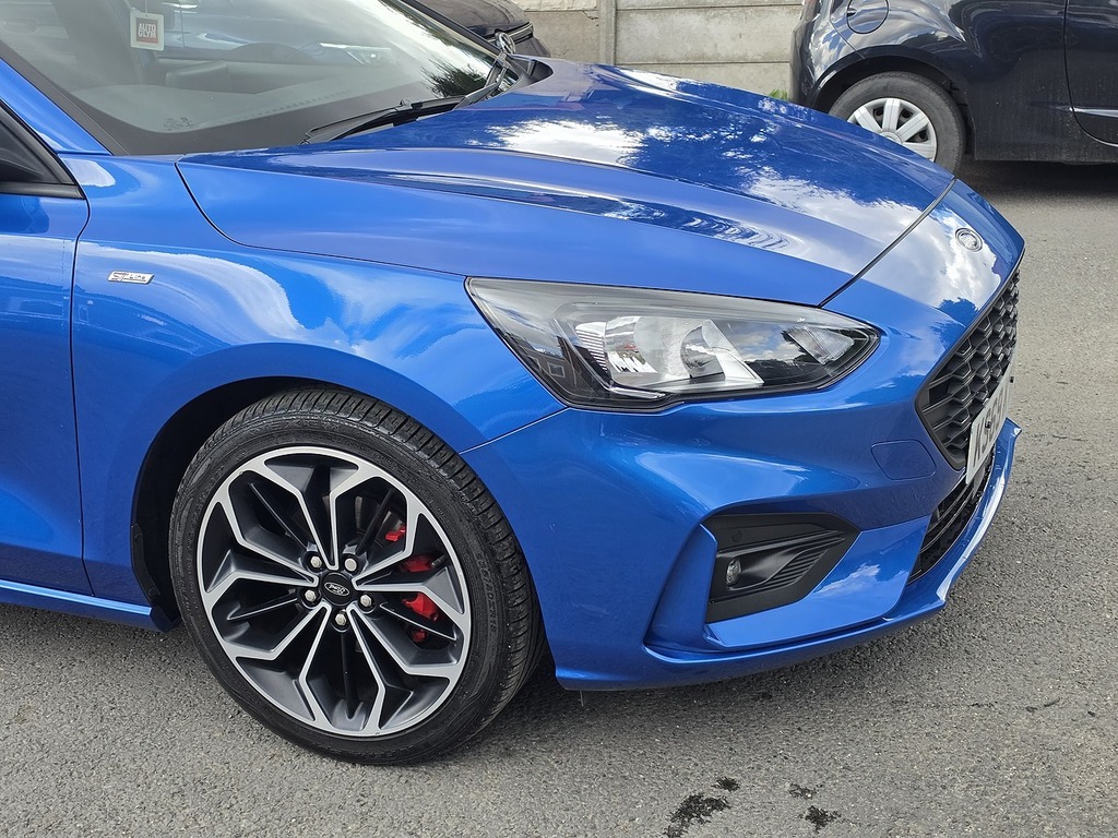 Ford Focus 1.0T Ecoboost St-line X Hatchback KS69KTK Blue #3