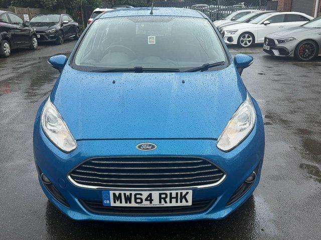 Ford Fiesta 1.0T Ecoboost Zetec Hatchback Powershif MW64RHK Blue #5