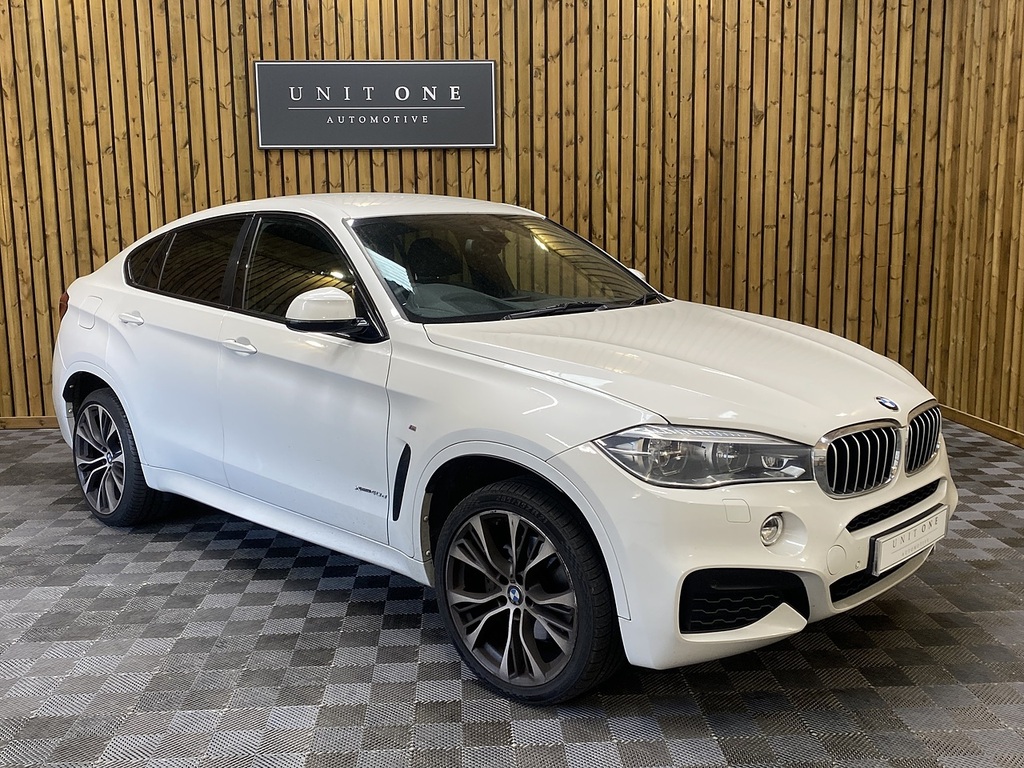 BMW X6 40D M Sport Edition White #2