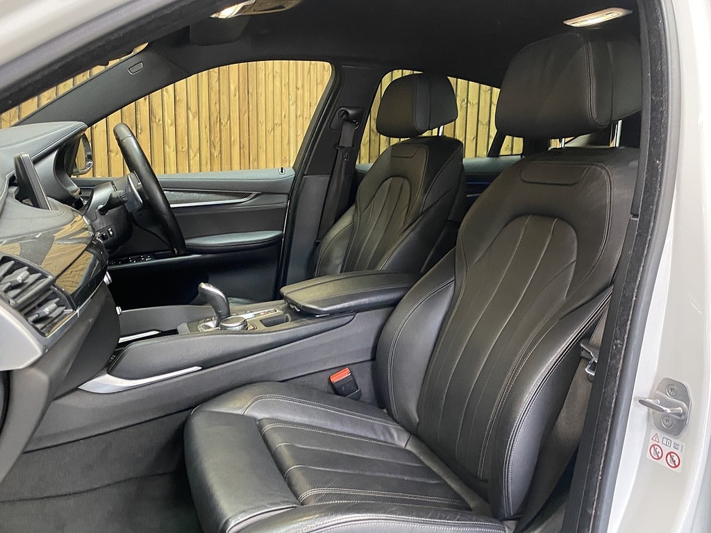 BMW X6 40D M Sport Edition White #4