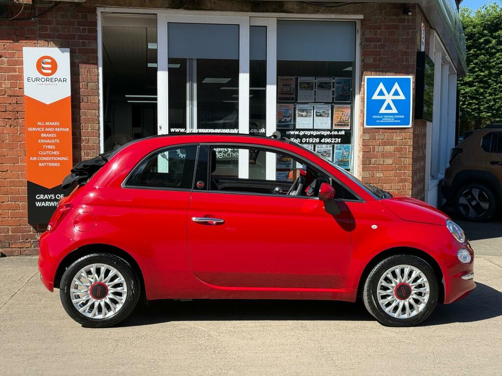 Fiat 500C 1.0 Mhev Red Convertible Euro 6 Red #3