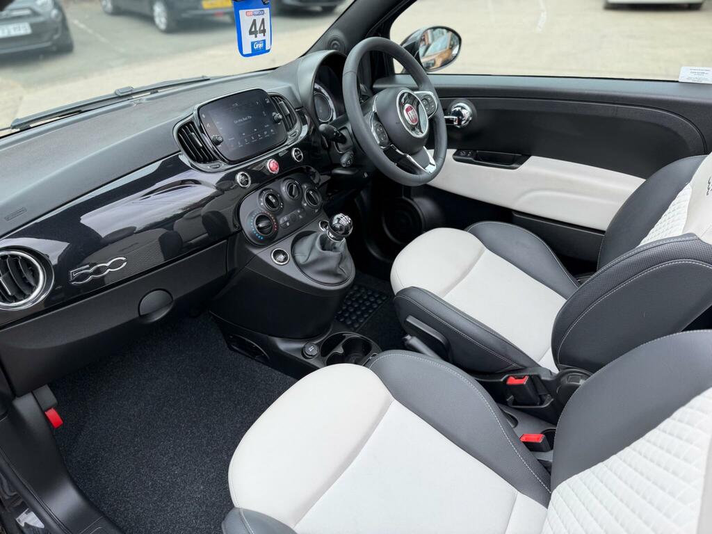 Fiat 500C Manual Black #10
