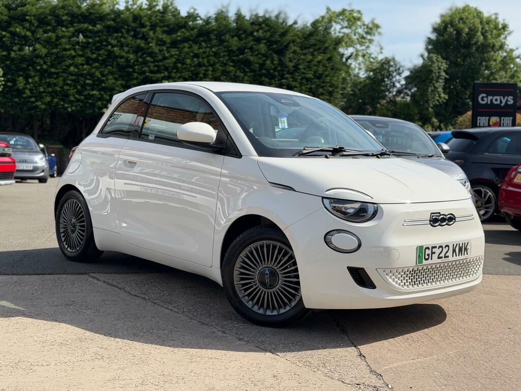 Fiat 500E 42Kwh Icon Hatchback 118 Ps White