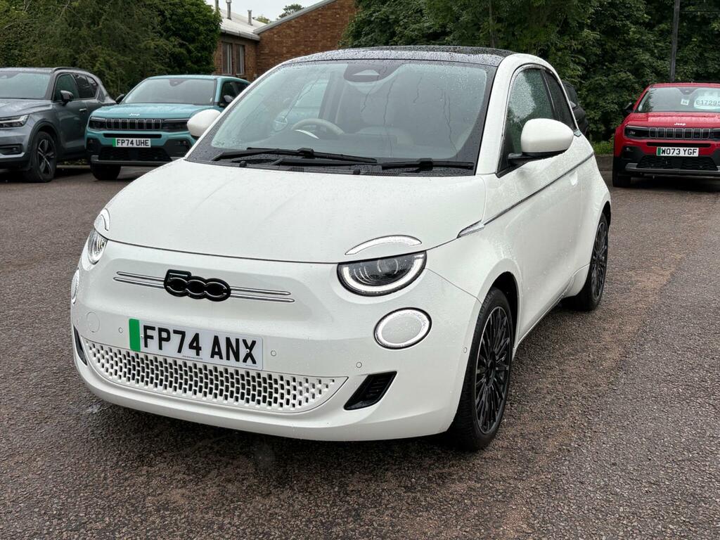 Fiat 500E 42Kwh La Prima Hatchback 118 Ps White #3