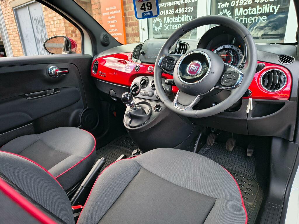 Fiat 500 Red Grey #19