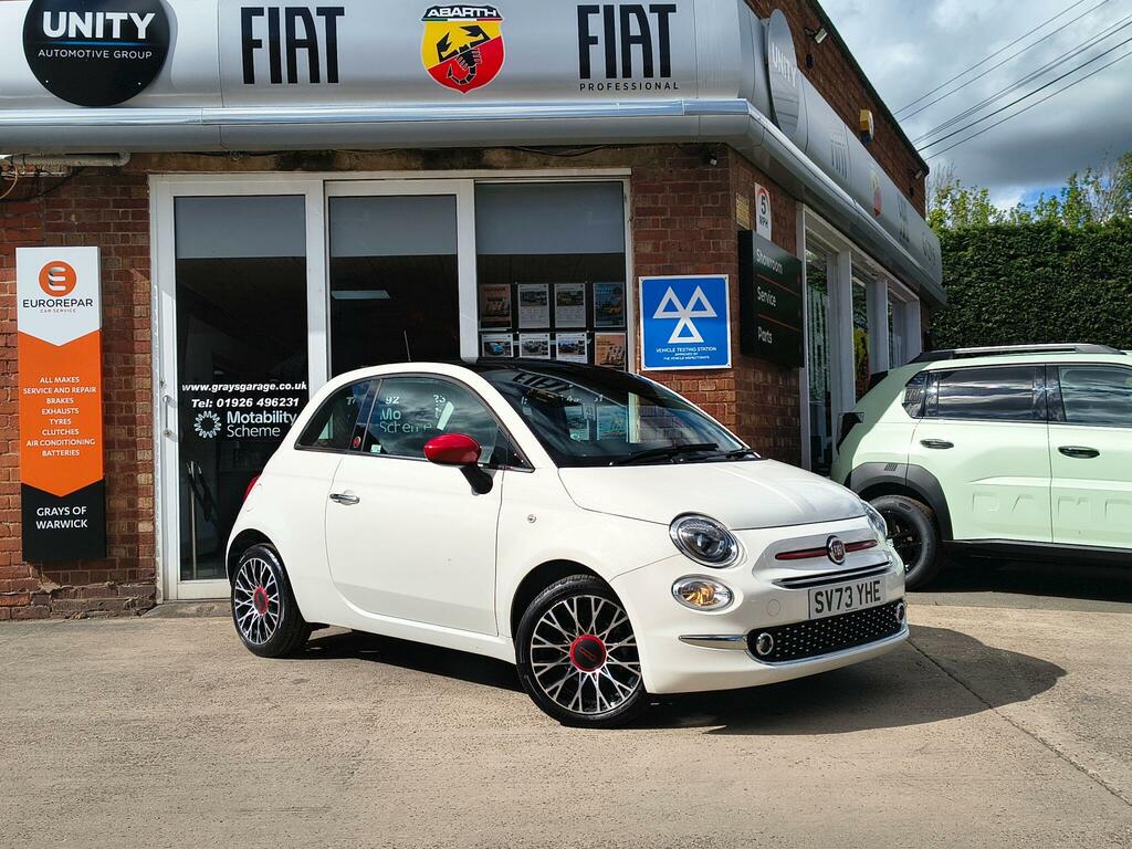 Fiat 500 1.0 Mhev Red Euro 6 Ss White