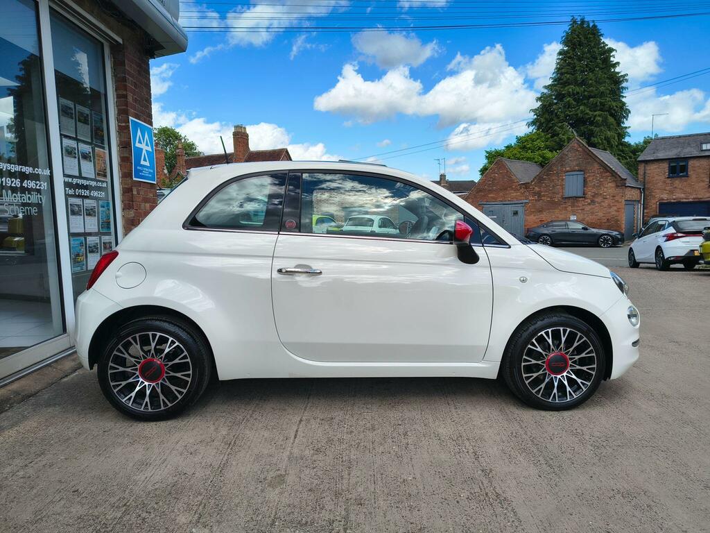 Fiat 500 1.0 Mhev Red Euro 6 Ss White #4