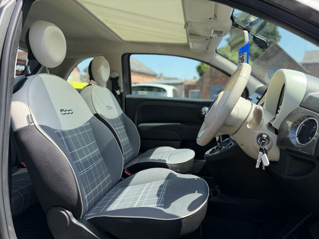 Fiat 500 1.2 Lounge Hatchback Dualogic Euro 6 S Grey #4