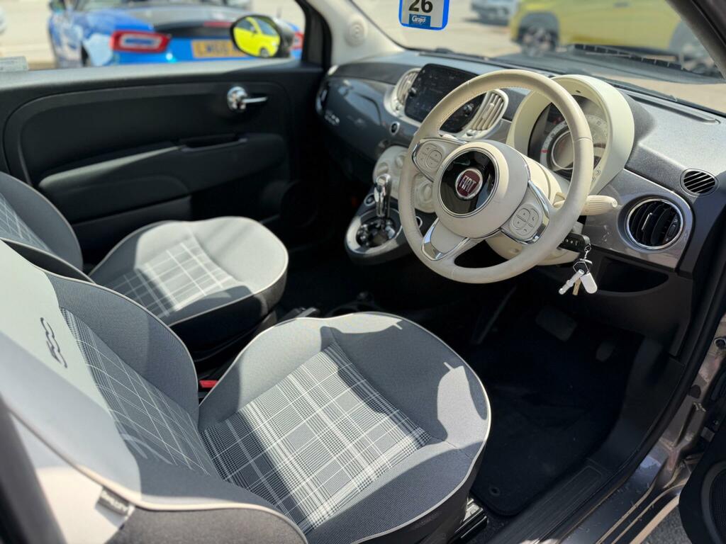 Fiat 500 1.2 Lounge Hatchback Dualogic Euro 6 S Grey #6