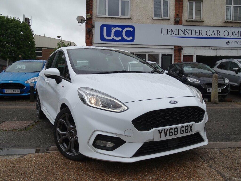 Ford Fiesta 1.0T Ecoboost Gpf St-line Hatchback Man YV68GBX White