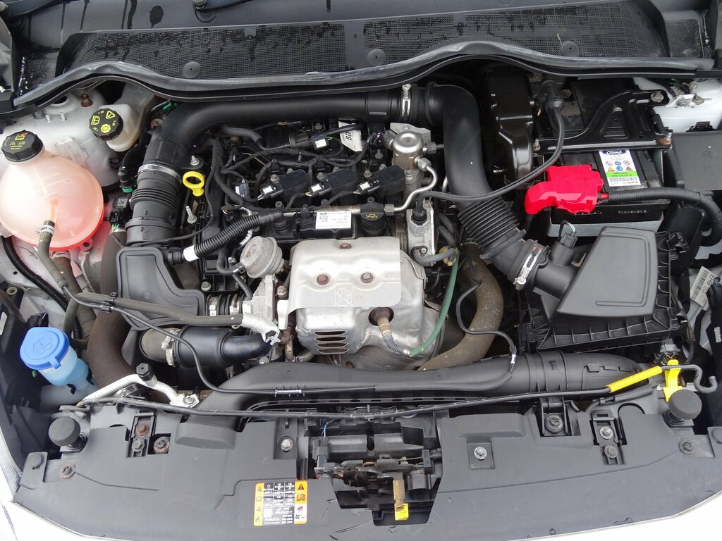 Ford Fiesta 1.0T Ecoboost Gpf St-line Hatchback Man YV68GBX White #3
