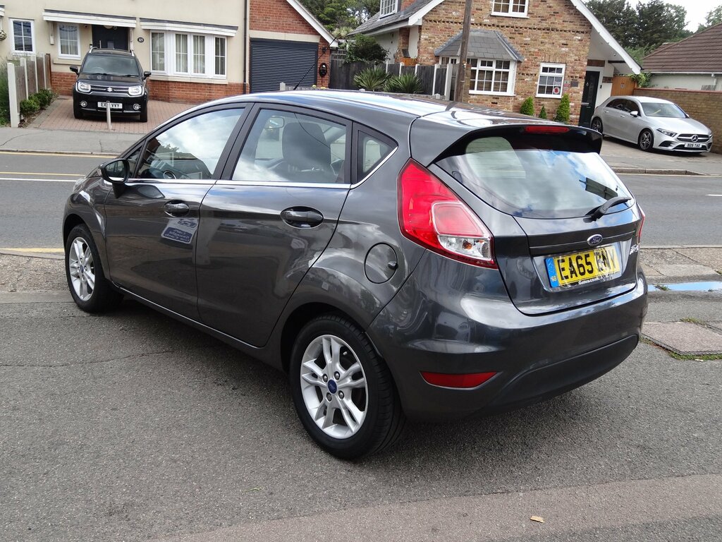 Ford Fiesta 1.25 Zetec Hatchback Euro 6 82 EA65BNY Grey #5