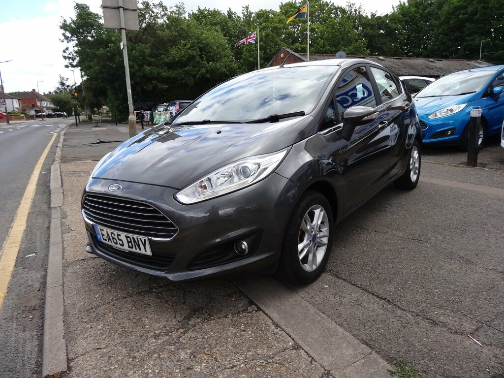 Ford Fiesta 1.25 Zetec Hatchback Euro 6 82 EA65BNY Grey #3