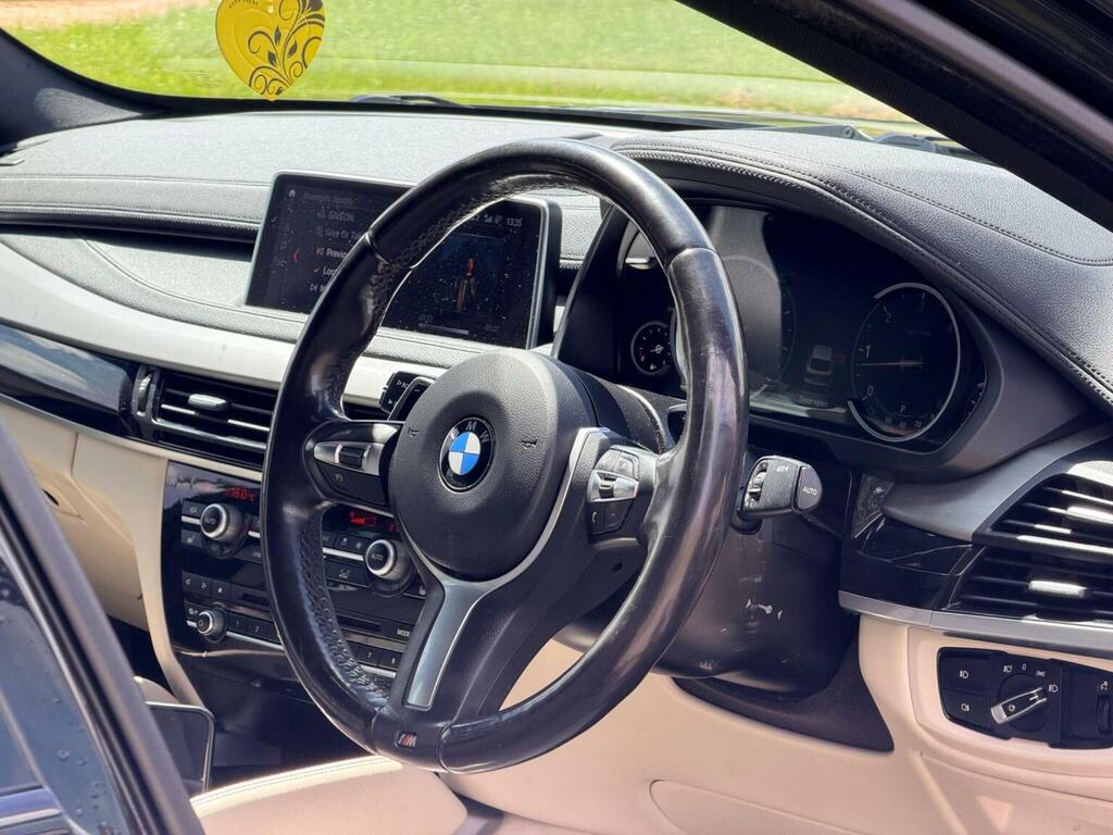 BMW X6 3.0 40D M Sport Xdrive Euro 6 Ss Black #5