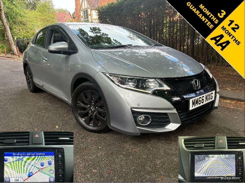 Honda Civic 1.6 I-dtec Se Plus Navi Euro 5 S S Silver