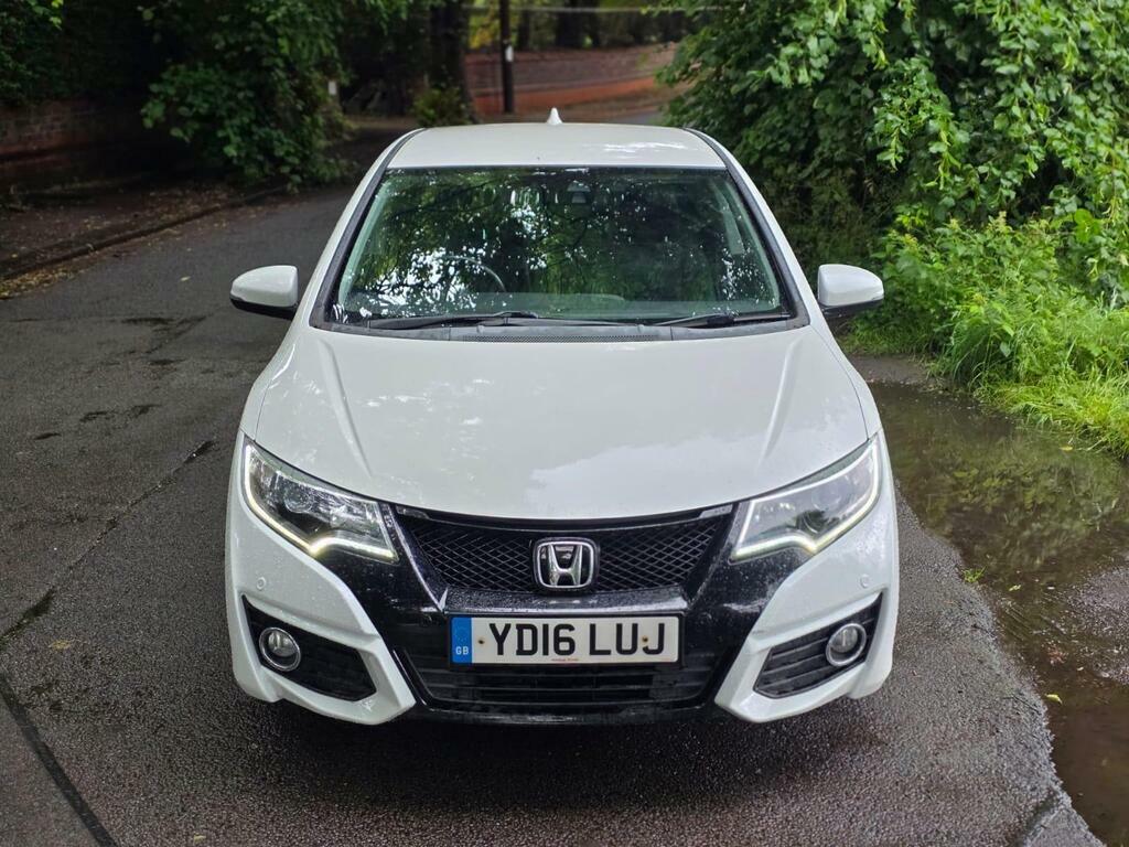 Honda Civic 1.8 I-vtec Se Plus Euro 6 S S White #4