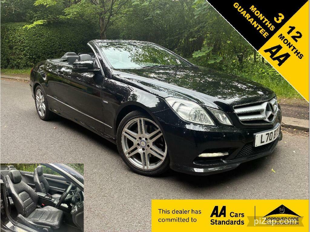 Mercedes-Benz E Class 2.1 E250 Cdi Blueefficiency Sport Cabriolet G-tron Black
