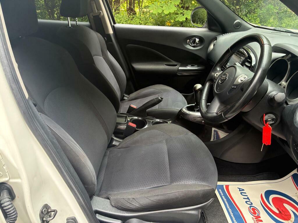 Nissan Juke 1.6 N-tec Euro 5 White #4