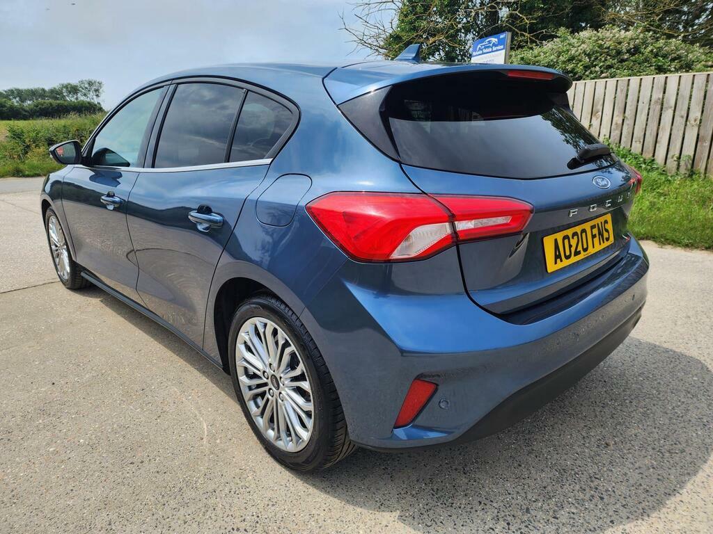 Ford Focus 1.0T Ecoboost Titanium X Euro 6 S S A020FNS Blue #4