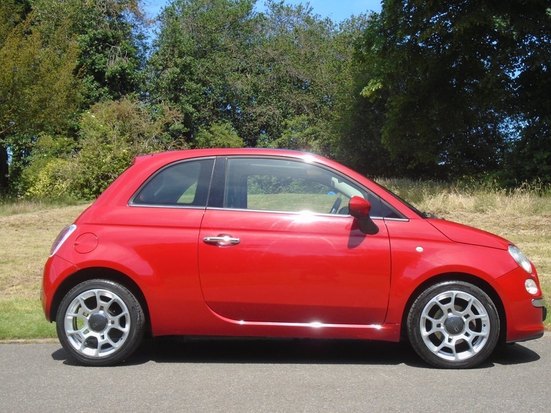 Fiat 500 Lounge Red #6
