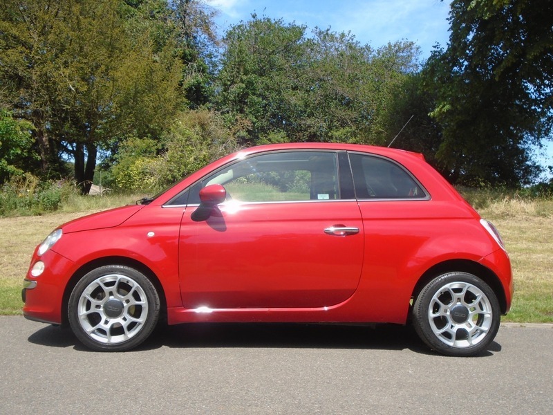 Fiat 500 Lounge Red #5