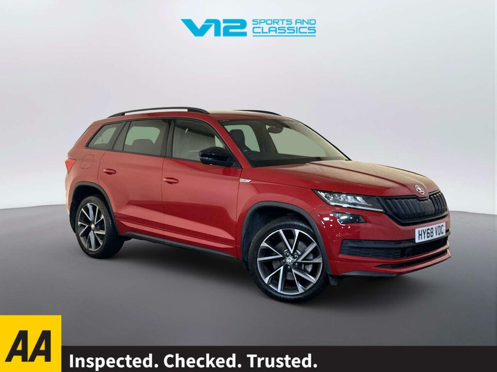 Skoda Kodiaq 2.0 Tdi Sportline Dsg 4Wd Euro 6 Ss 7 Seat Red