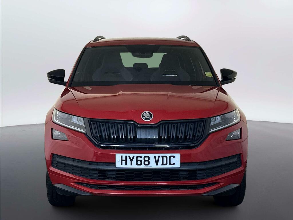 Skoda Kodiaq 2.0 Tdi Sportline Dsg 4Wd Euro 6 Ss 7 Seat HY68VDC Red #3