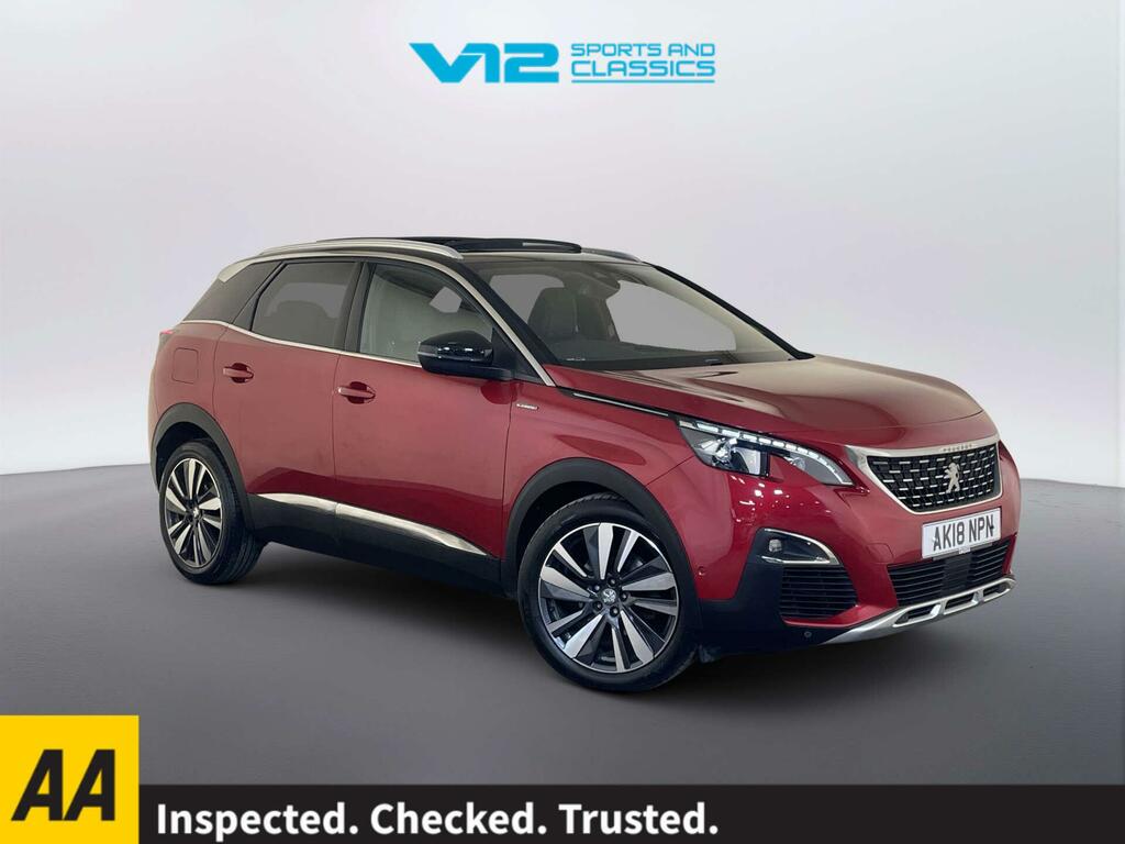 Peugeot 3008 1.6 Thp Gt Line Premium Suv Eat Euro 6 Red