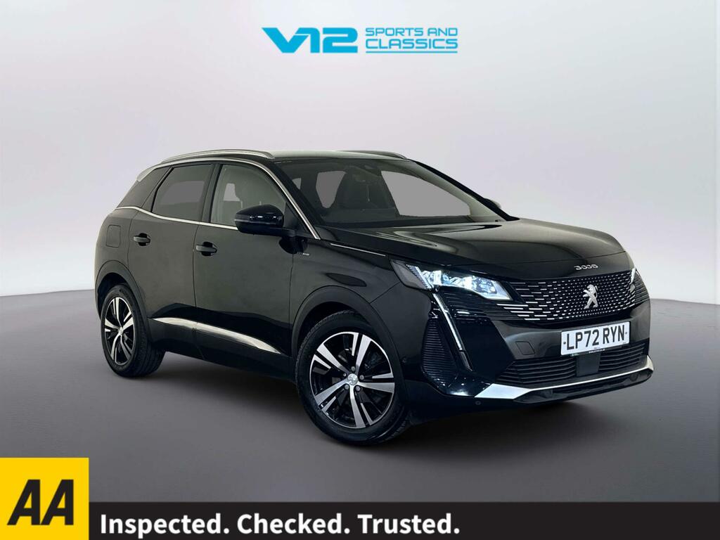 Peugeot 3008 1.6 13.2Kwh Gt Line Suv Plug-in Hybrid Black