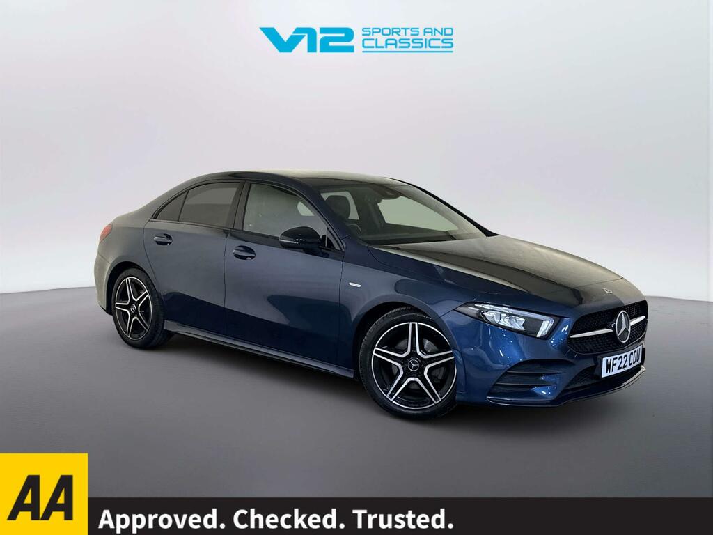 Mercedes-Benz A Class 1.3 A180 Amg Line Edition Executive Saloon P Blue
