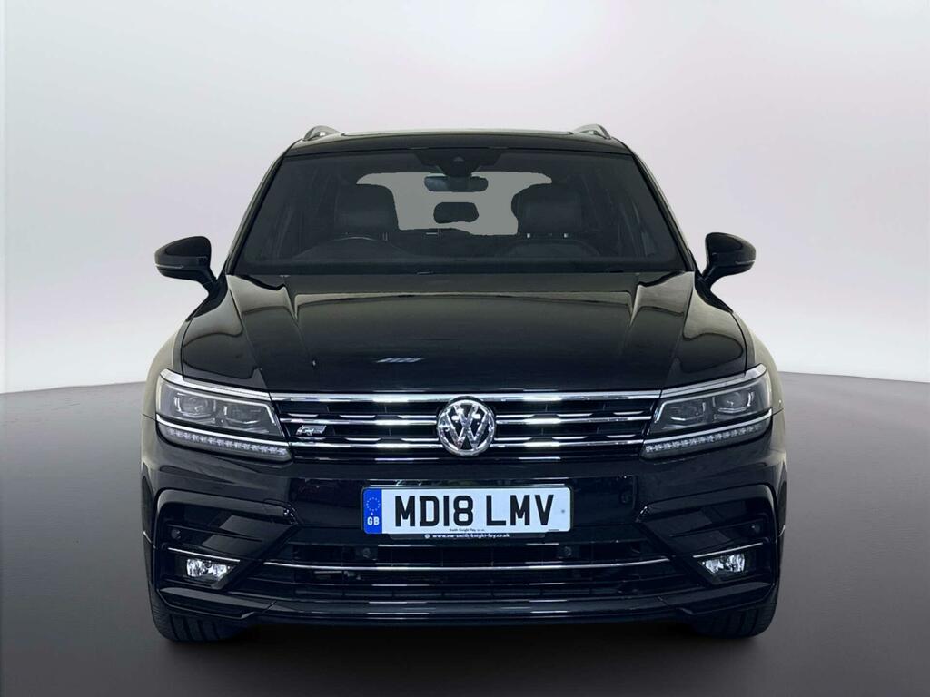 Volkswagen Tiguan 2.0 Tdi R-line Suv Euro 6 Ss MD18LMV Black #3