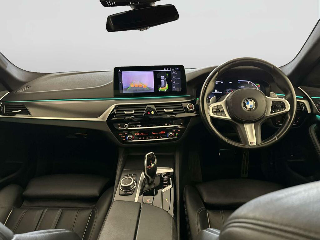 BMW 5 Series 2.0 520D Mht M Sport Touring Hybrid Ste RE22KMV Black #2