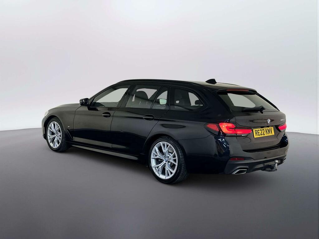 BMW 5 Series 2.0 520D Mht M Sport Touring Hybrid Ste RE22KMV Black #6